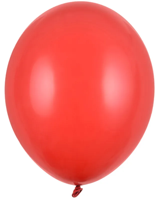das-kost-mland-uni-pastell-luftballon-rot-30-cm-10-stk image 1