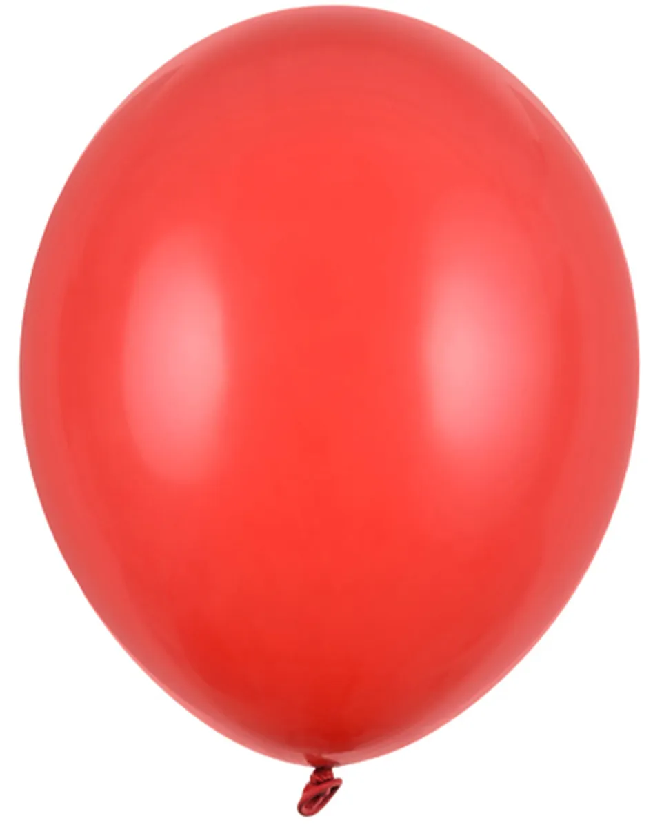 das-kost-mland-uni-pastell-luftballon-rot-30-cm-10-stk image 1