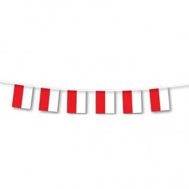 das-kost-mland-wimpelkette-tirol-rot-wei-3m-fahnenkette-pvc image 1