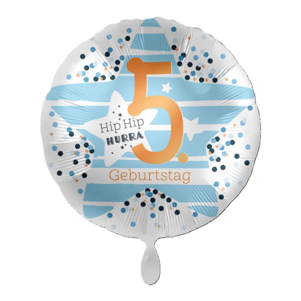 das-kost-mland-hip-hip-hurra-folienballon-43-cm-geburtstag image 1