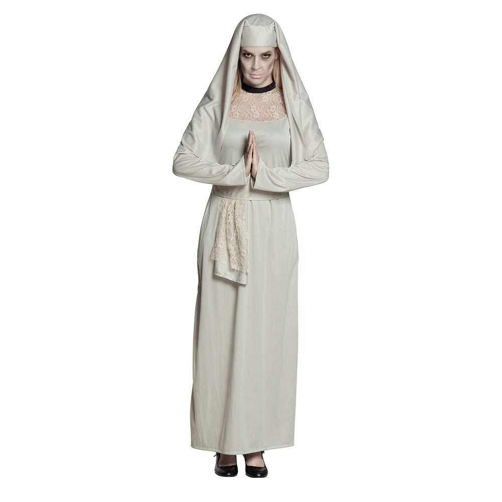 das-kost-mland-damen-geister-nonne-kost-m-hellgrau-gr-40-42 image 1