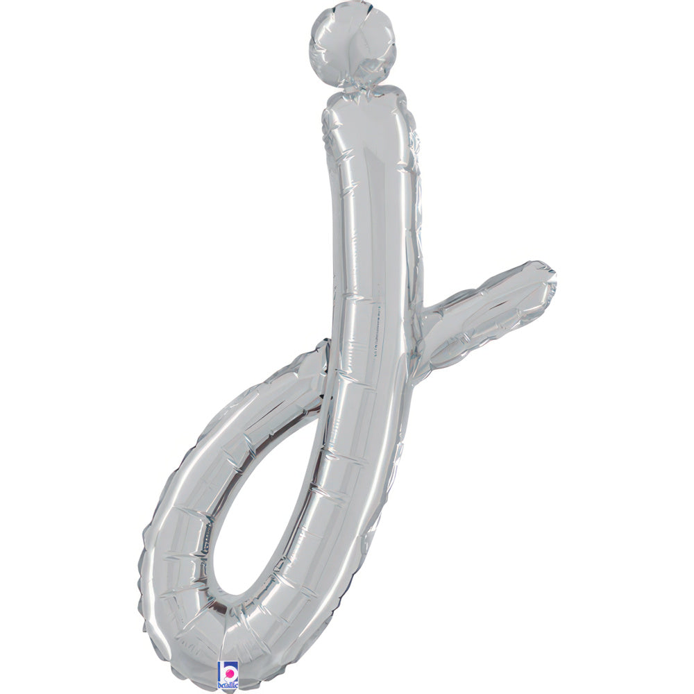 grabo-folienballon-buchstabe-j-skript-silber-61-cm image 1