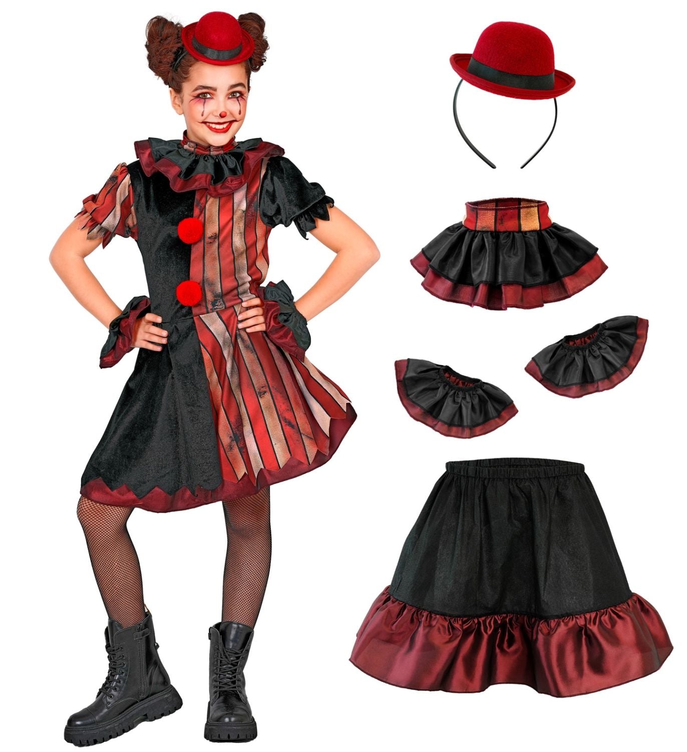 das-kost-mland-wicked-clown-horror-clownin-kost-m-m-dchen-5-tlg image 4