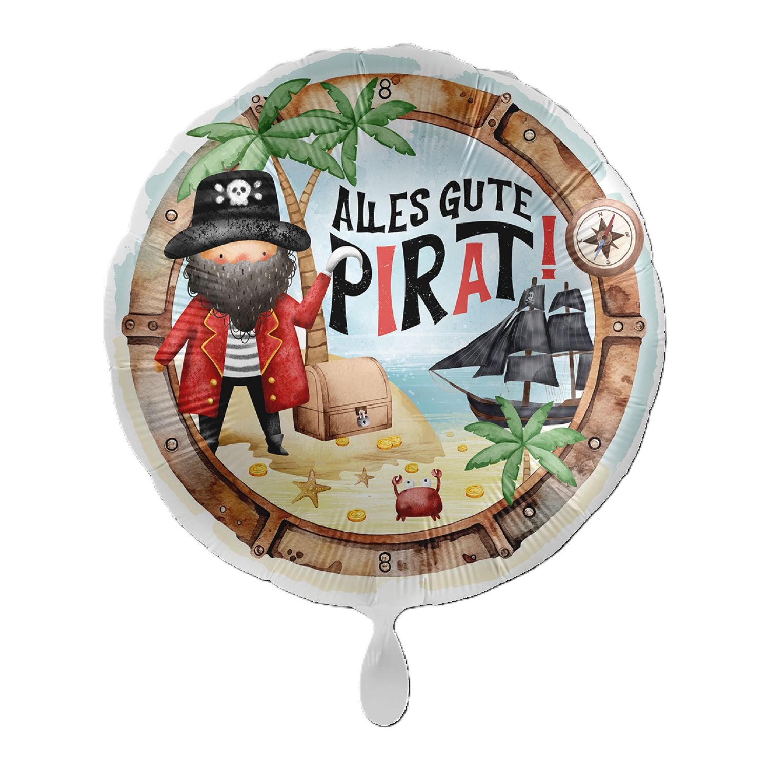 das-kost-mland-dekorationen-folienballon-alles-gute-pirat-43cm image 1