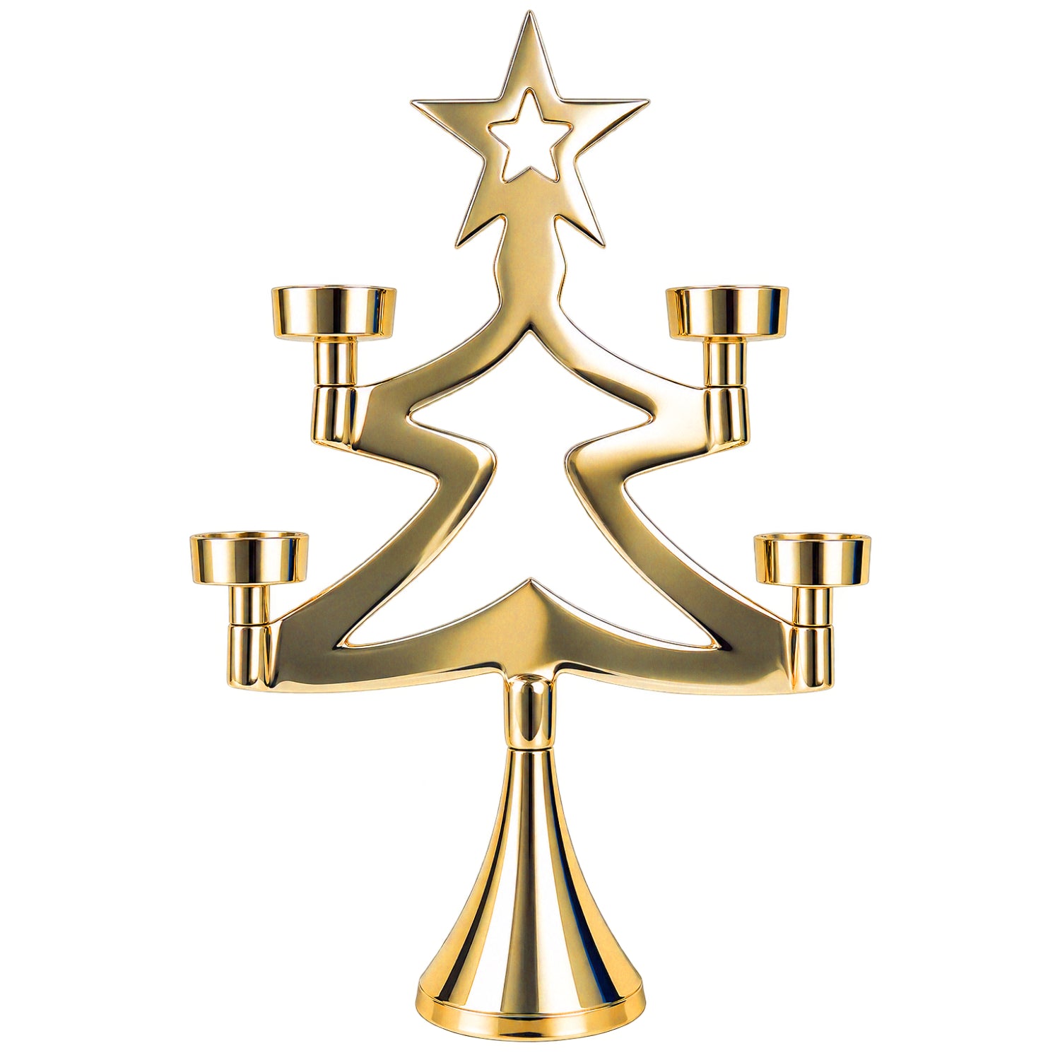 riffelmacher-adventskranz-kerzenhalter-gold-gro-38-cm-alu image 2
