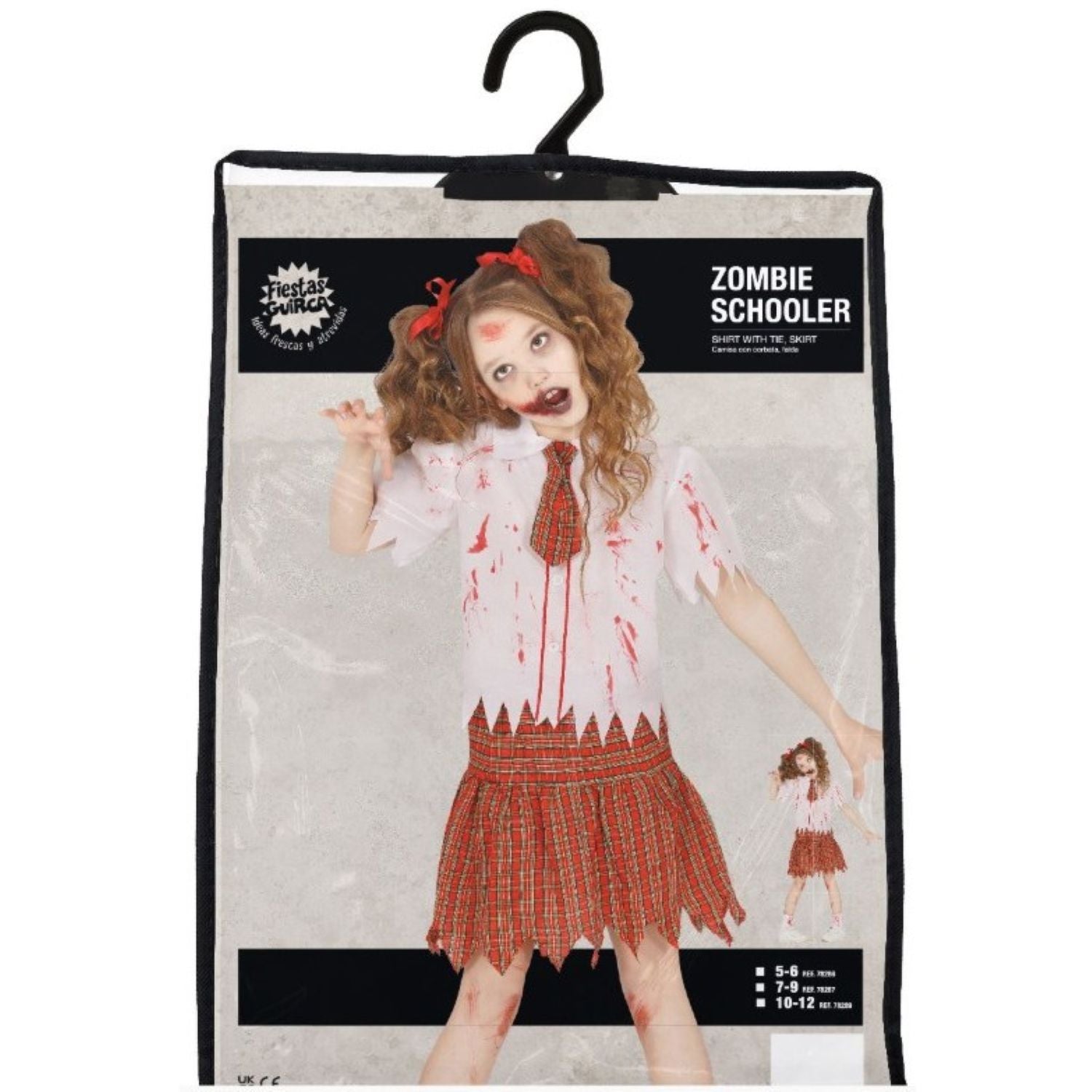 das-kost-mland-zombie-schulm-dchen-kinderkost-m-3-tlg-halloween image 4