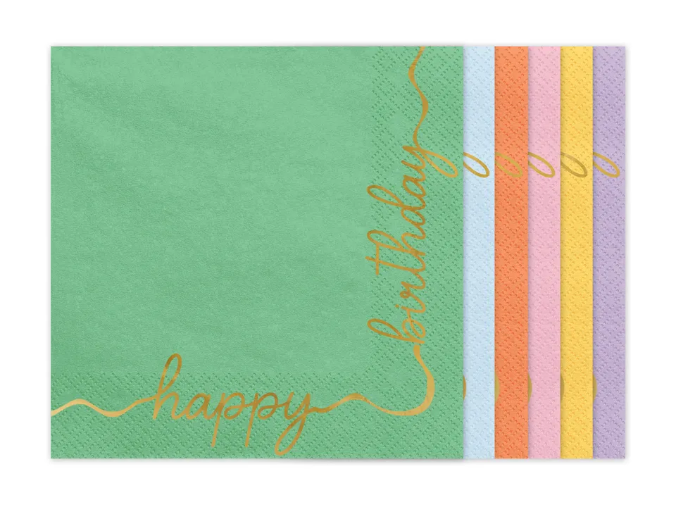 das-kost-mland-happy-birthday-servietten-33x33cm-12stk-bunt image 1