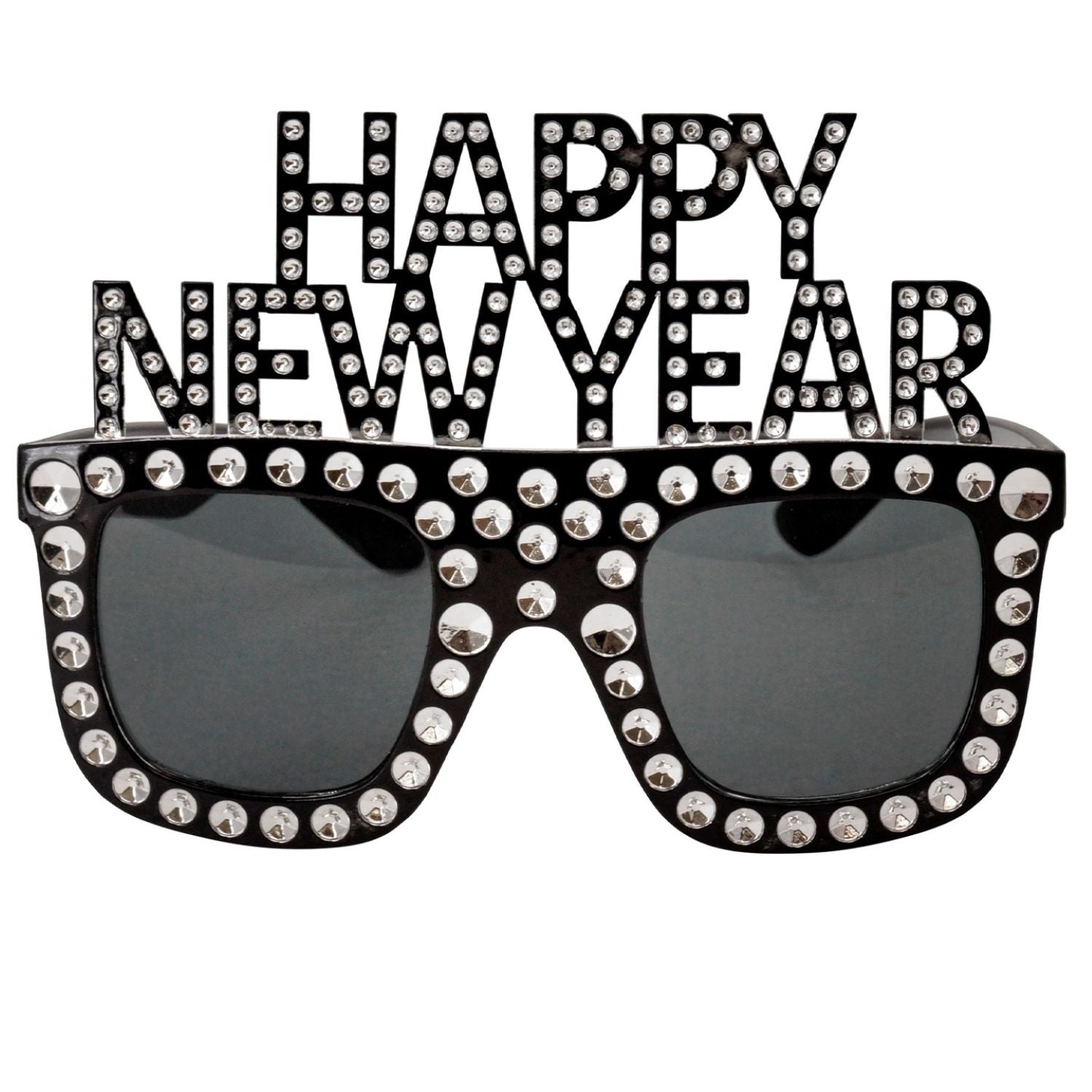 das-kost-mland-accessoires-brille-happy-new-year-schwarz-silvester image 1
