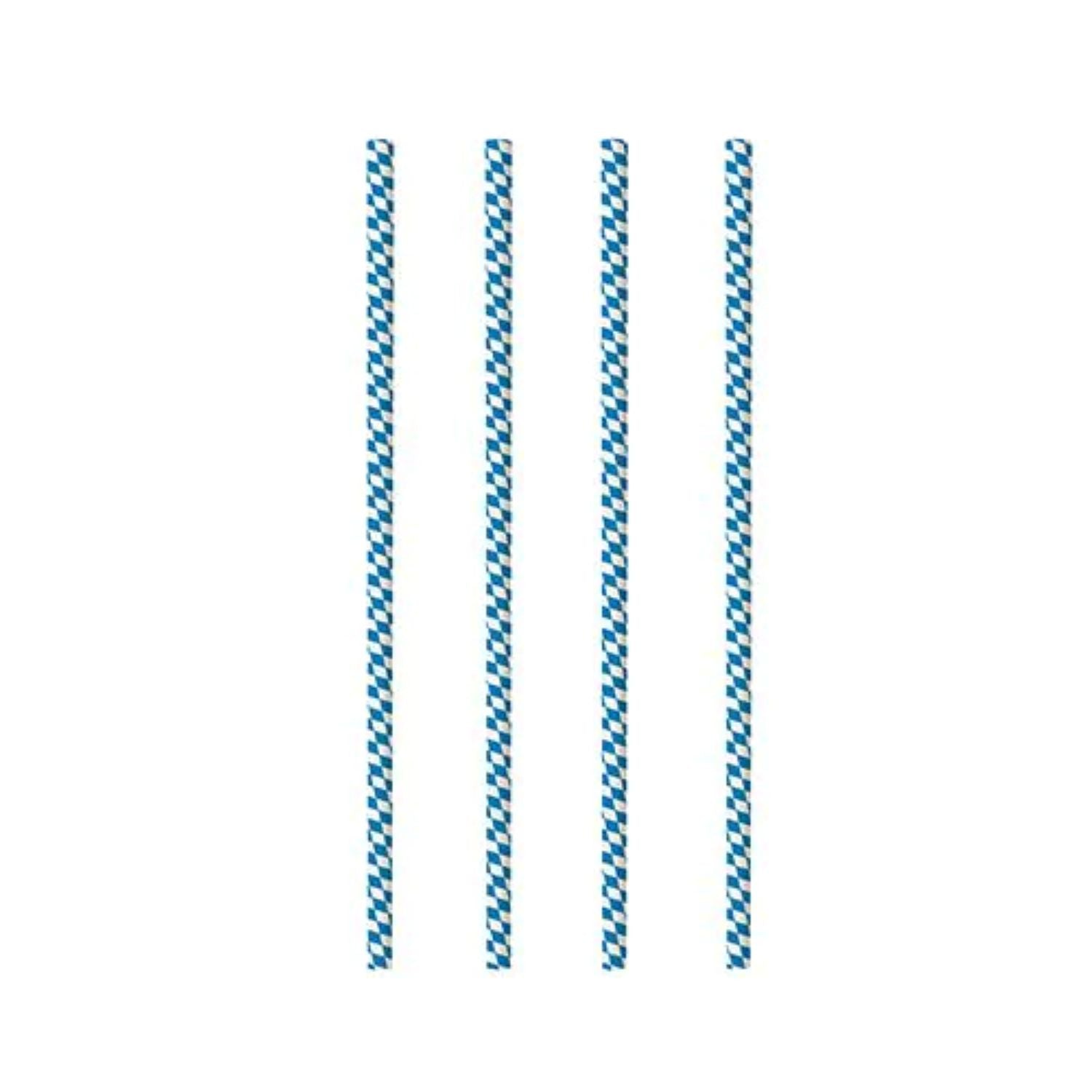 das-kost-mland-bayrisch-blau-papierstrohhalme-100-st-ck-rauten image 1