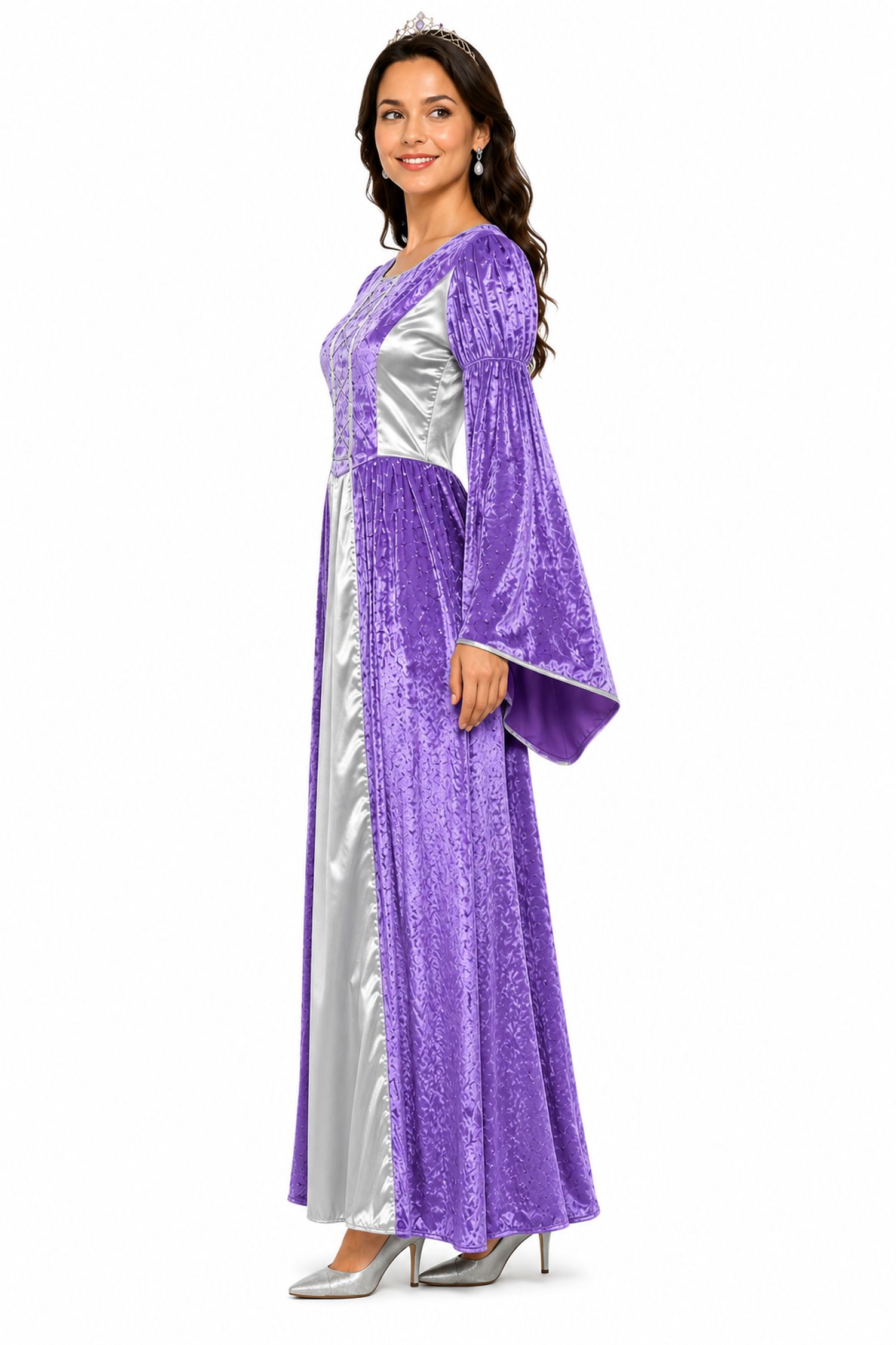 das-kost-mland-damen-burgfr-ulein-prinzessin-helena-kost-m-38-lila image 2