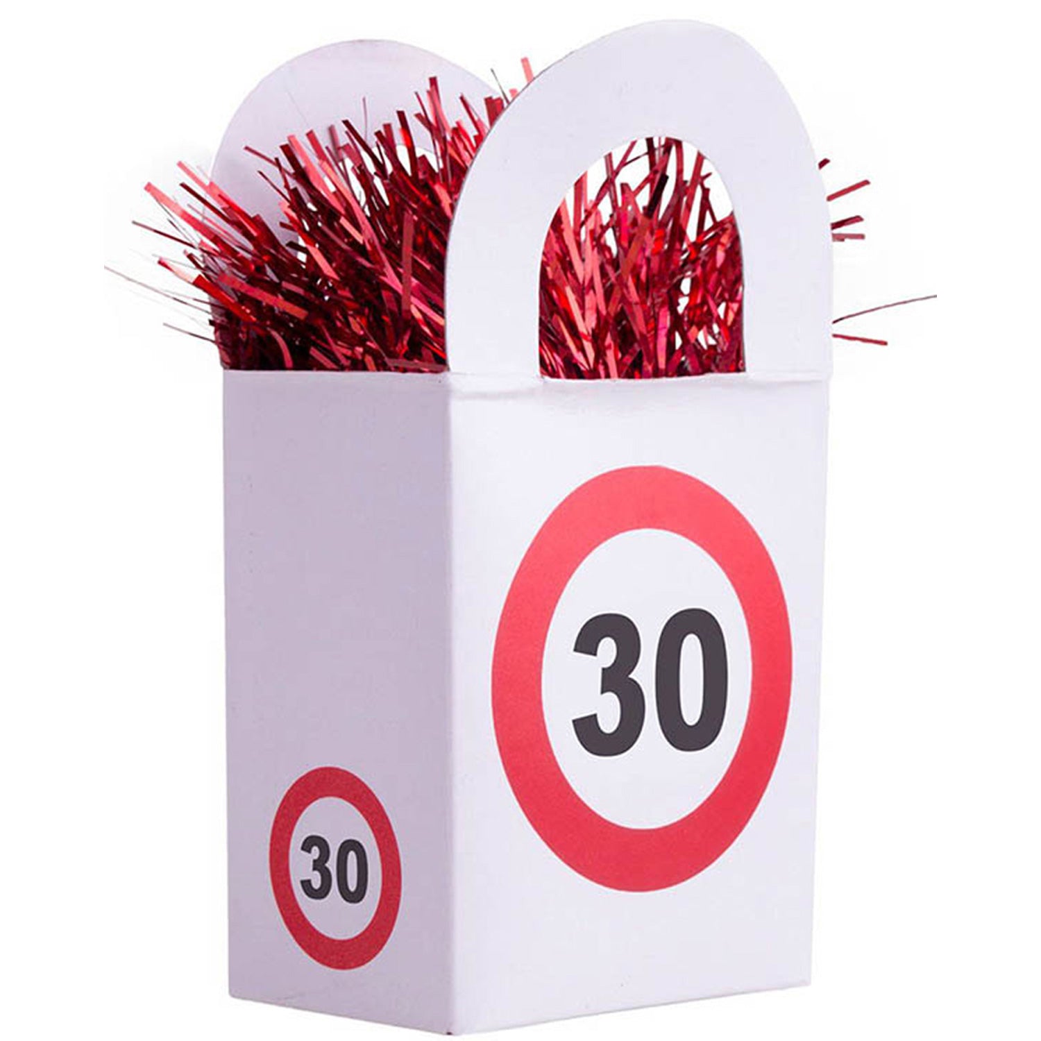 das-kost-mland-dekorationen-ballongewicht-170g-t-te-verkehrsschild-30 image 1