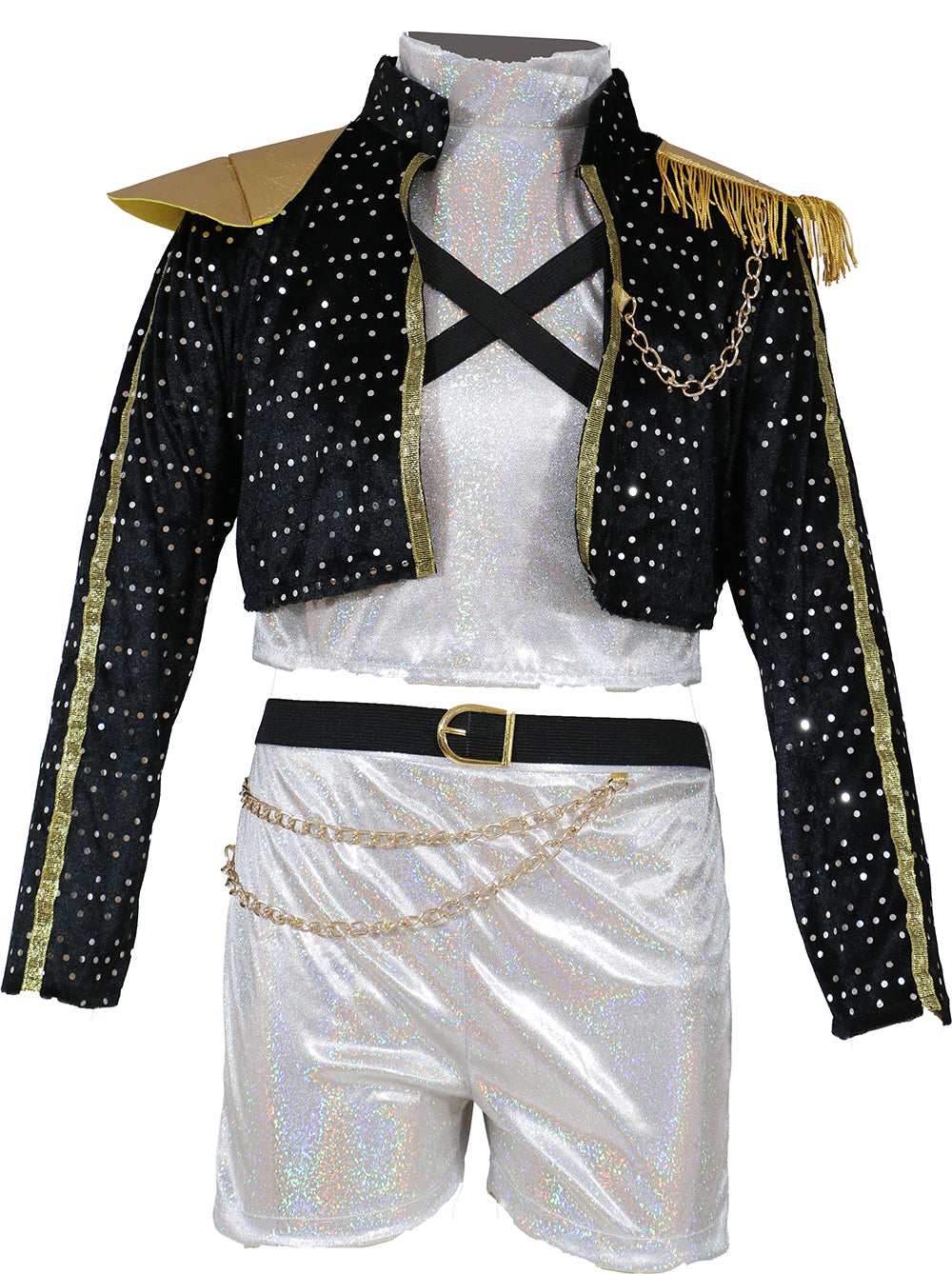 das-kost-mland-k-pop-leader-silver-kost-m-damen-silber image 3