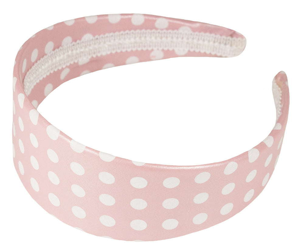 das-kost-mland-haarreif-punkte-fifties-rosa-50er-kost-m image 1