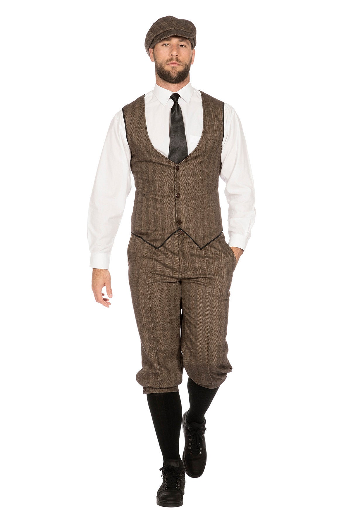 das-kost-mland-john-20er-jahre-kost-m-herren-braun-3-tlg image 1