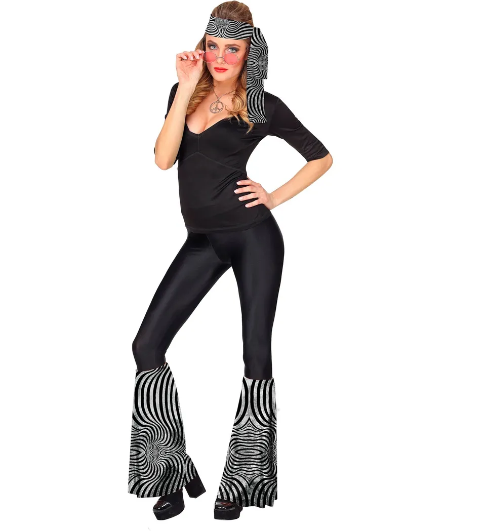 das-kost-mland-accessoires-60er-set-silver-disco-schwarz-silber image 1