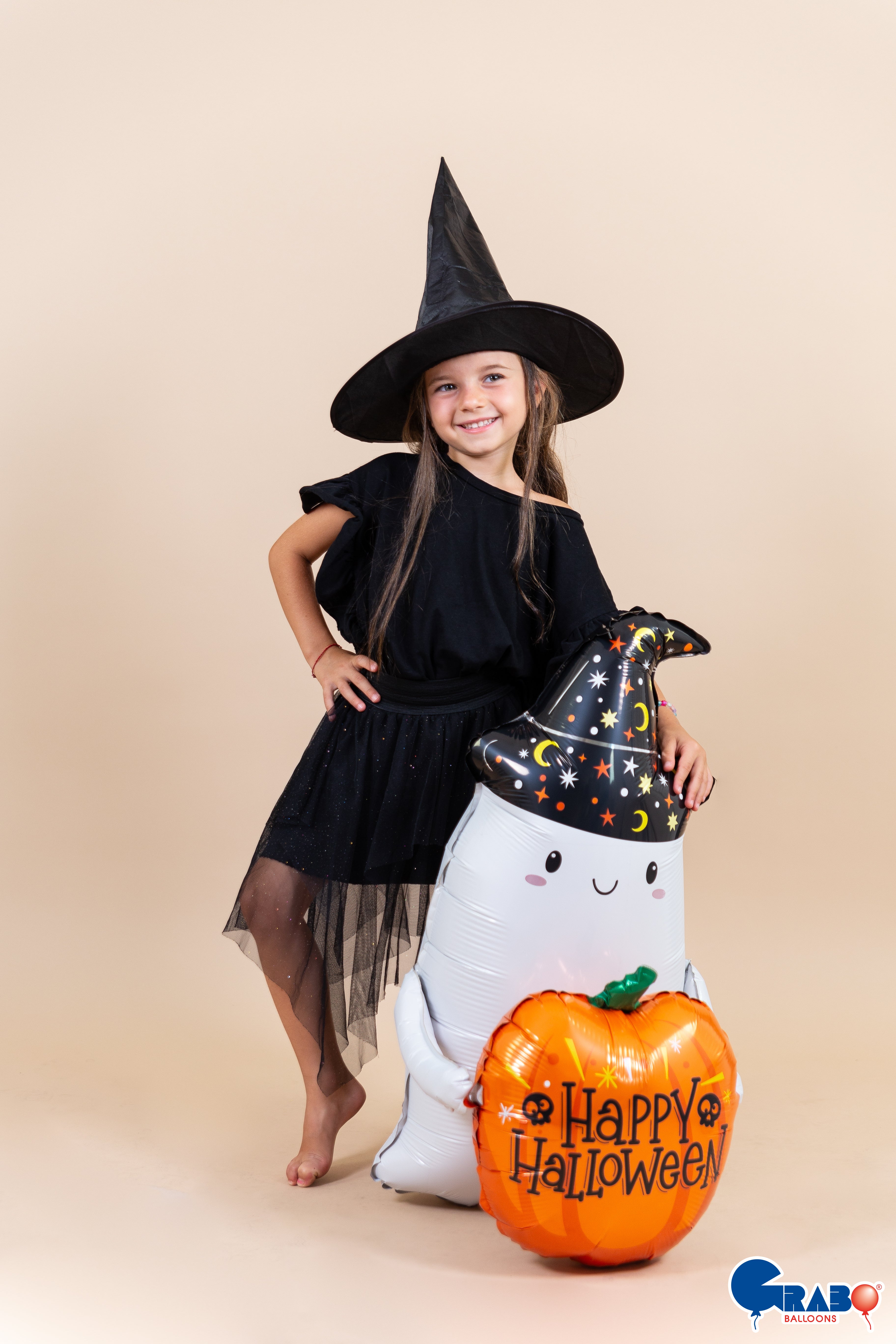 das-kost-mland-shape-folienballon-halloween-pumpkin-ghost image 3