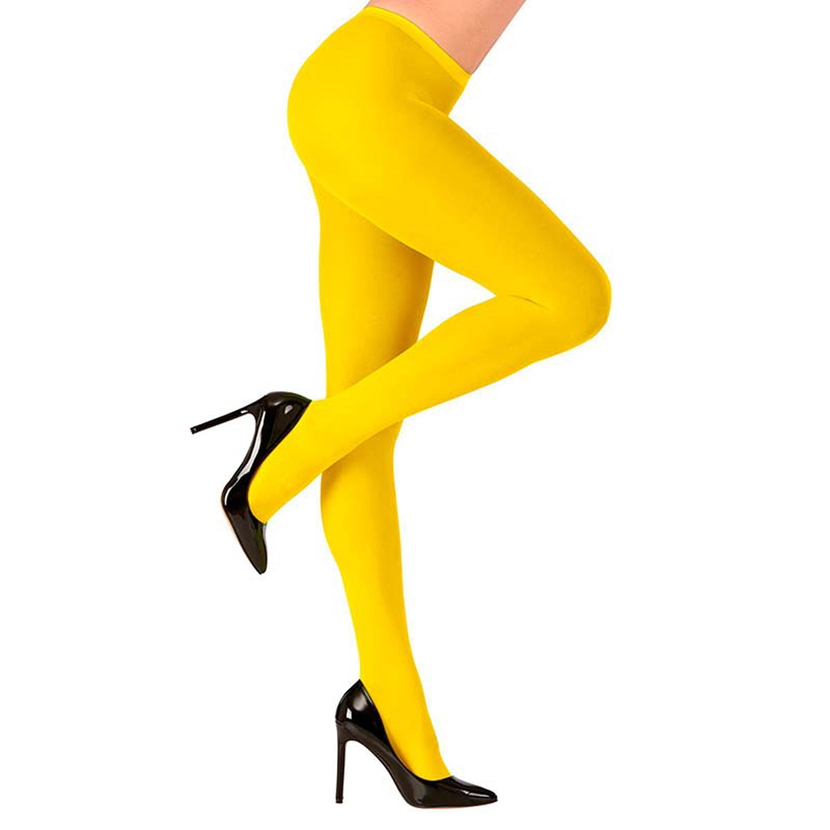 das-kost-mland-accessoires-strumpfhose-uni-neon-gelb-gr-xl image 2