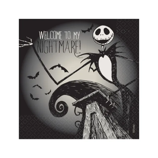 das-kost-mland-dekorationen-servietten-nightmare-16-stk-33x33 image 1