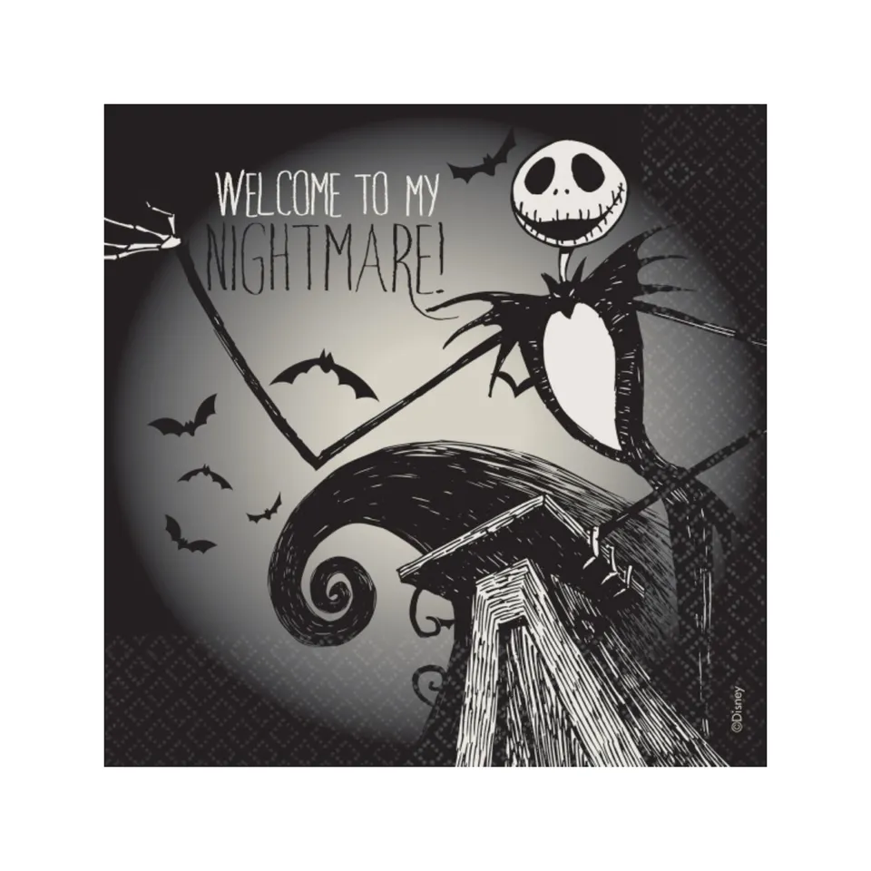 das-kost-mland-dekorationen-servietten-nightmare-16-stk-33x33 image 1