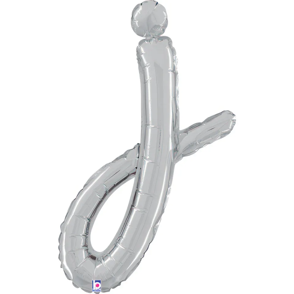 grabo-folienballon-buchstabe-j-skript-silber-61-cm image 1