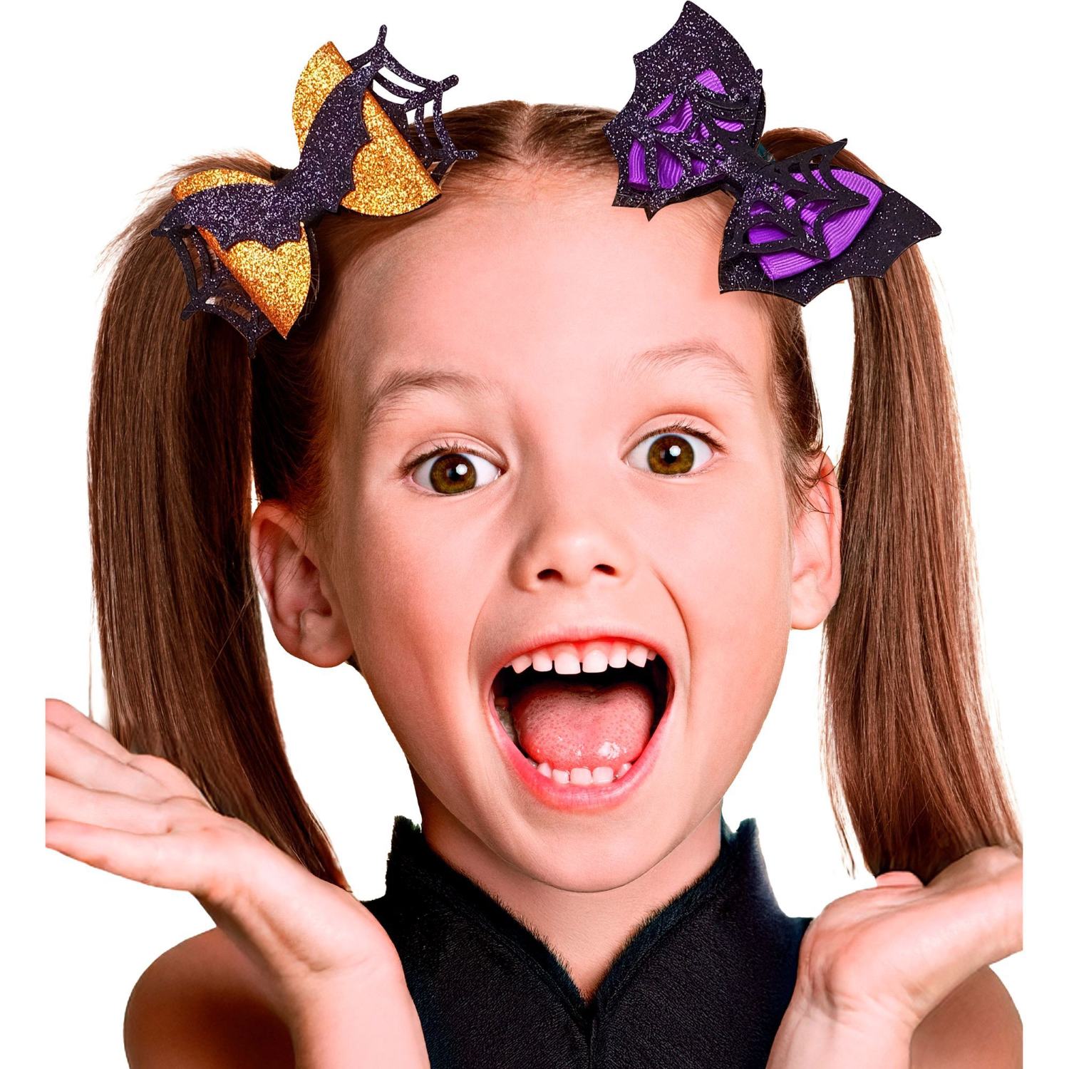 das-kost-mland-fledermaus-haarspange-haarschmuck-kinder-glitzer image 4