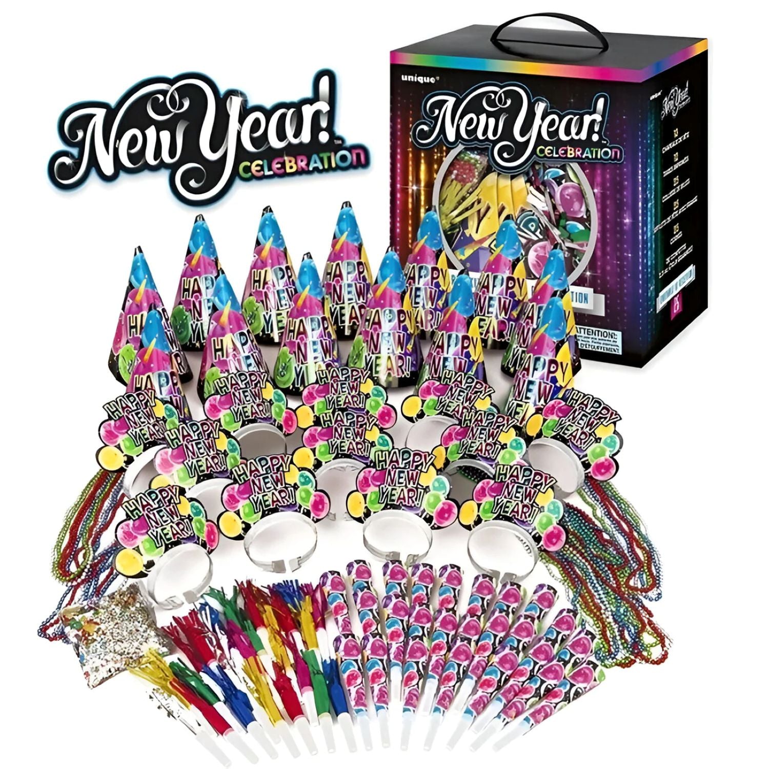 das-kost-mland-happy-new-year-party-set-100-teilig-25-personen image 1