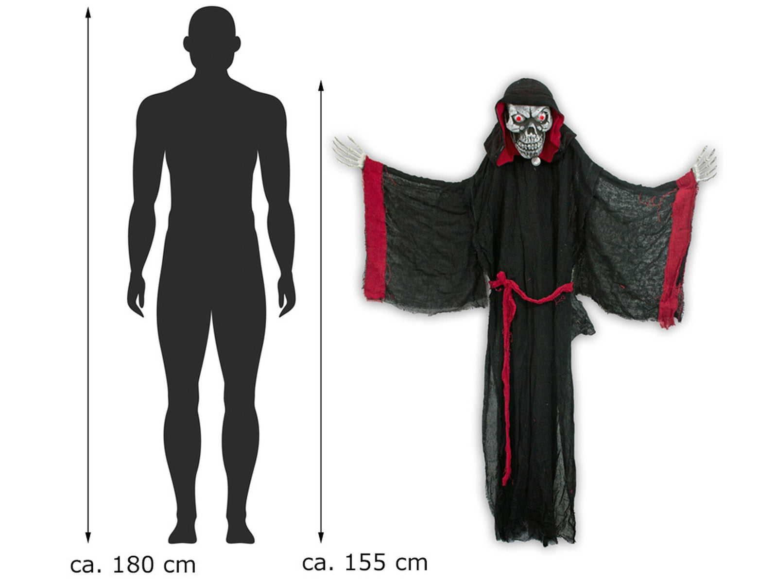 das-kost-mland-halloween-vampir-totenkopf-figur-155-cm-licht-sound image 7