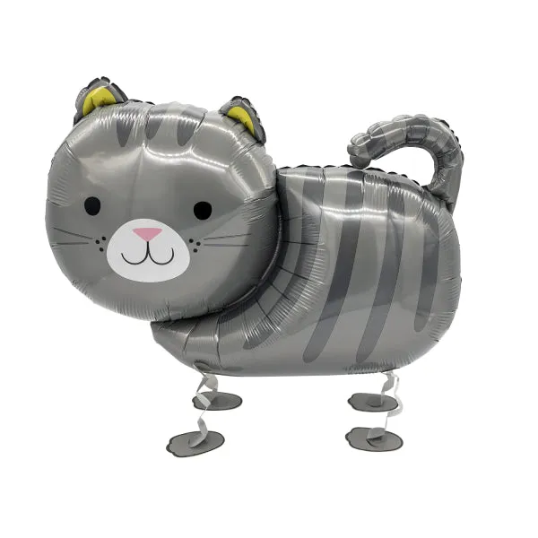 das-kost-mland-dekorationen-airwalker-katze-folienballon-52x75-cm image 1