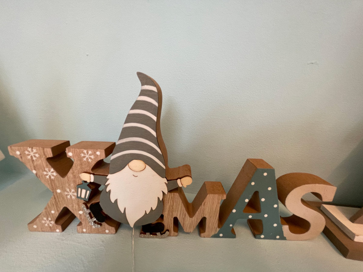 das-kost-mland-xmas-10286-holzschriftzug-blau-grau-28-cm image 2