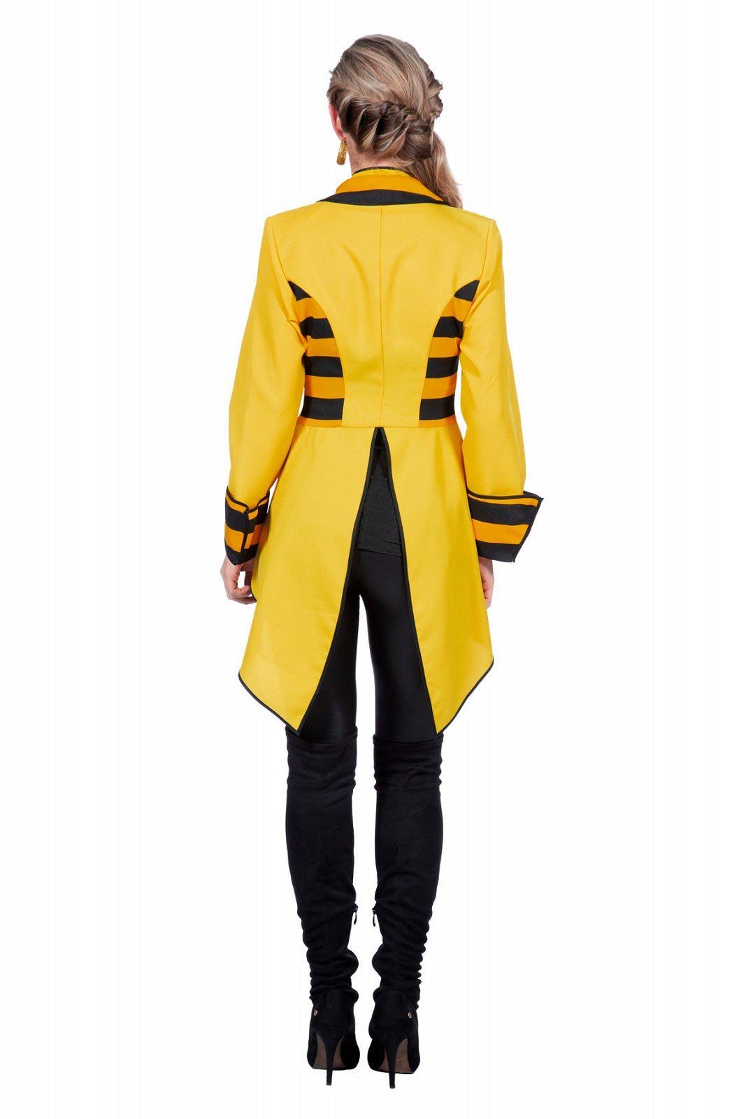 das-kost-mland-bienenk-nigin-frack-kost-m-damen-schwarz-gelb image 3
