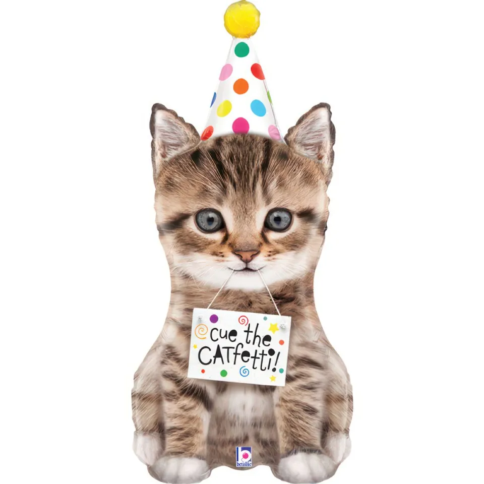 das-kost-mland-folienballon-katze-cue-the-catfetti-104cm image 1