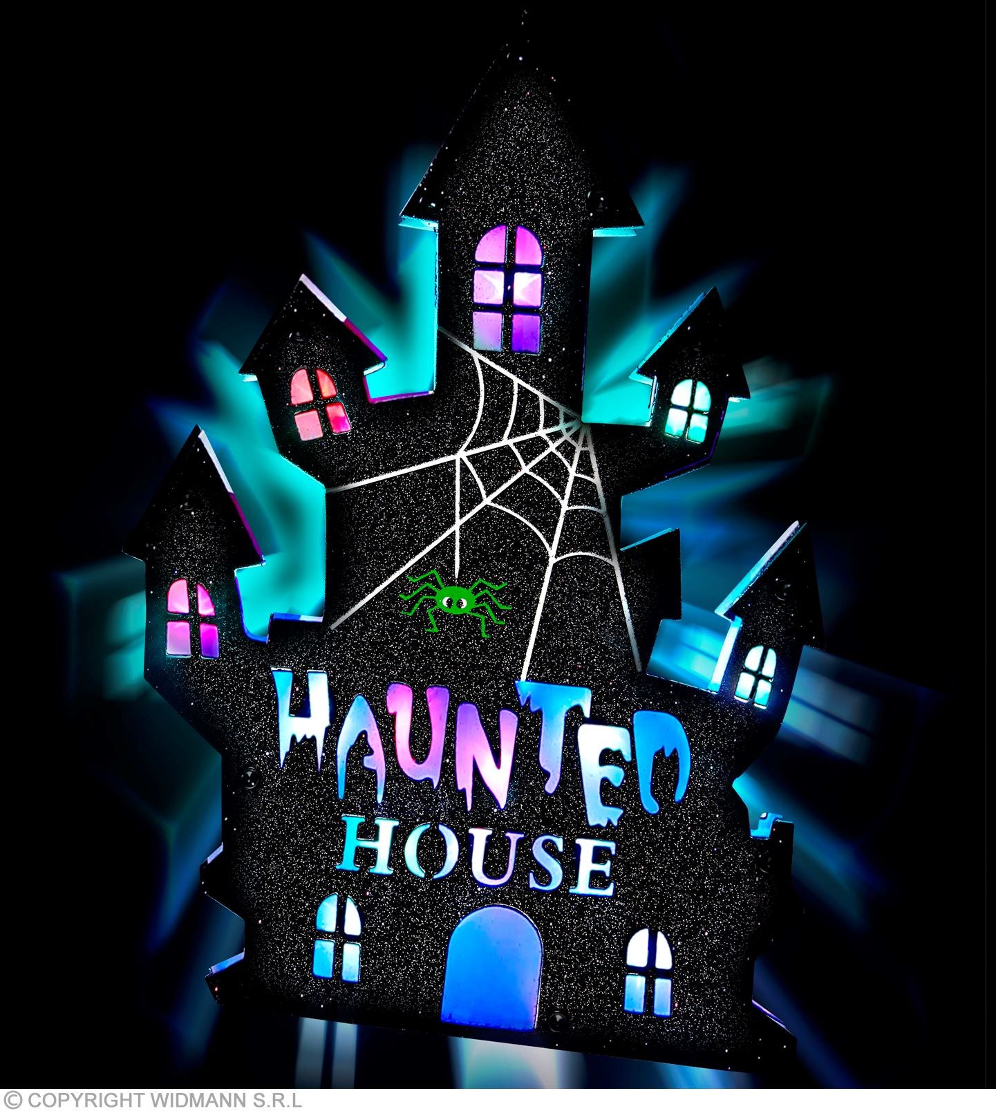 das-kost-mland-spukhaus-haunted-house-led-35x24-cm-bunt image 2