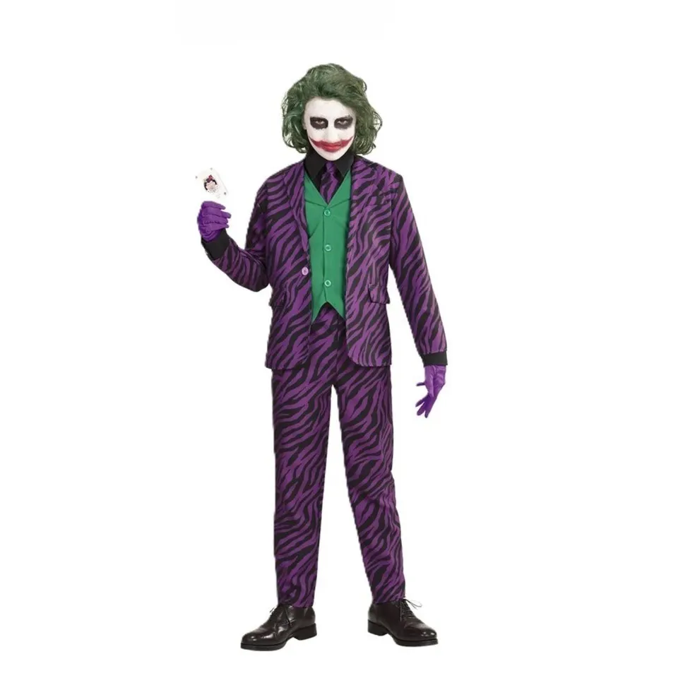 das-kost-mland-evil-clown-jungen-kost-m-jacke-weste-hose-gr-116-164 image 1