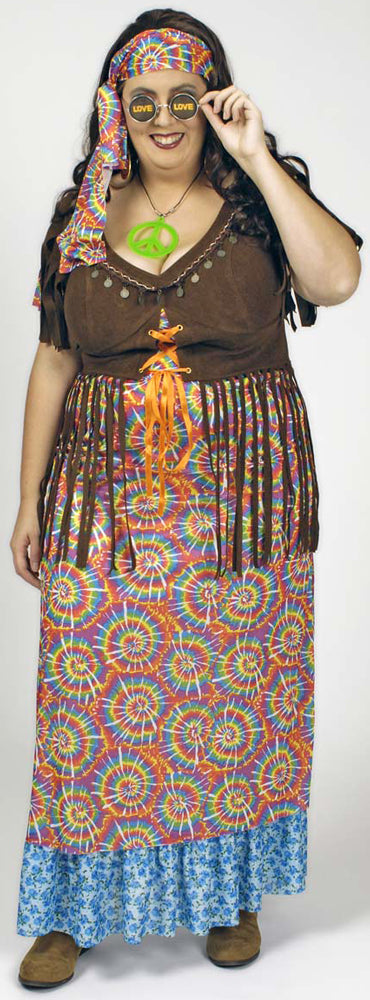 das-kost-mland-hippie-retro-kost-m-rainbow-damen-gr-44-54 image 3