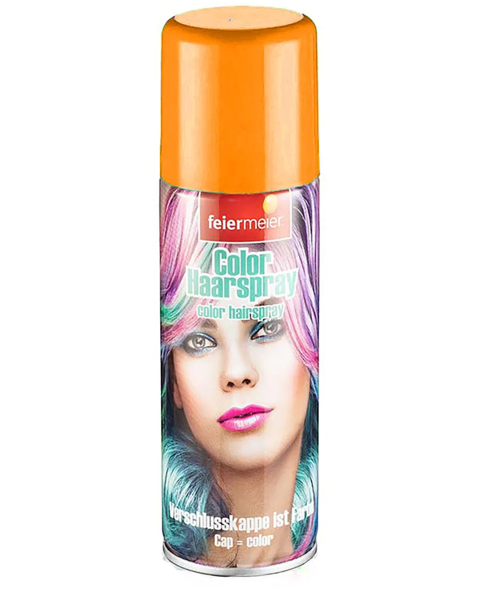 das-kost-mland-accessoires-color-haarspray-orange-125-ml-auswaschbar image 1