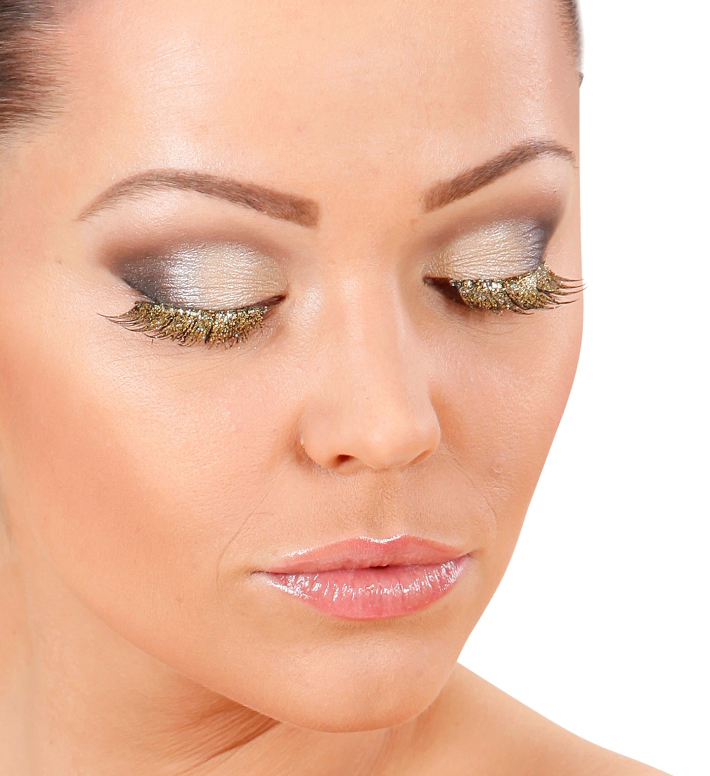 das-kost-mland-glitter-wimpern-kunstwimpern-gold image 3