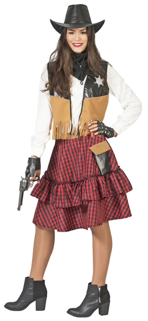 das-kost-mland-damen-cowgirl-austine-kost-m-rot-schwarz image 1
