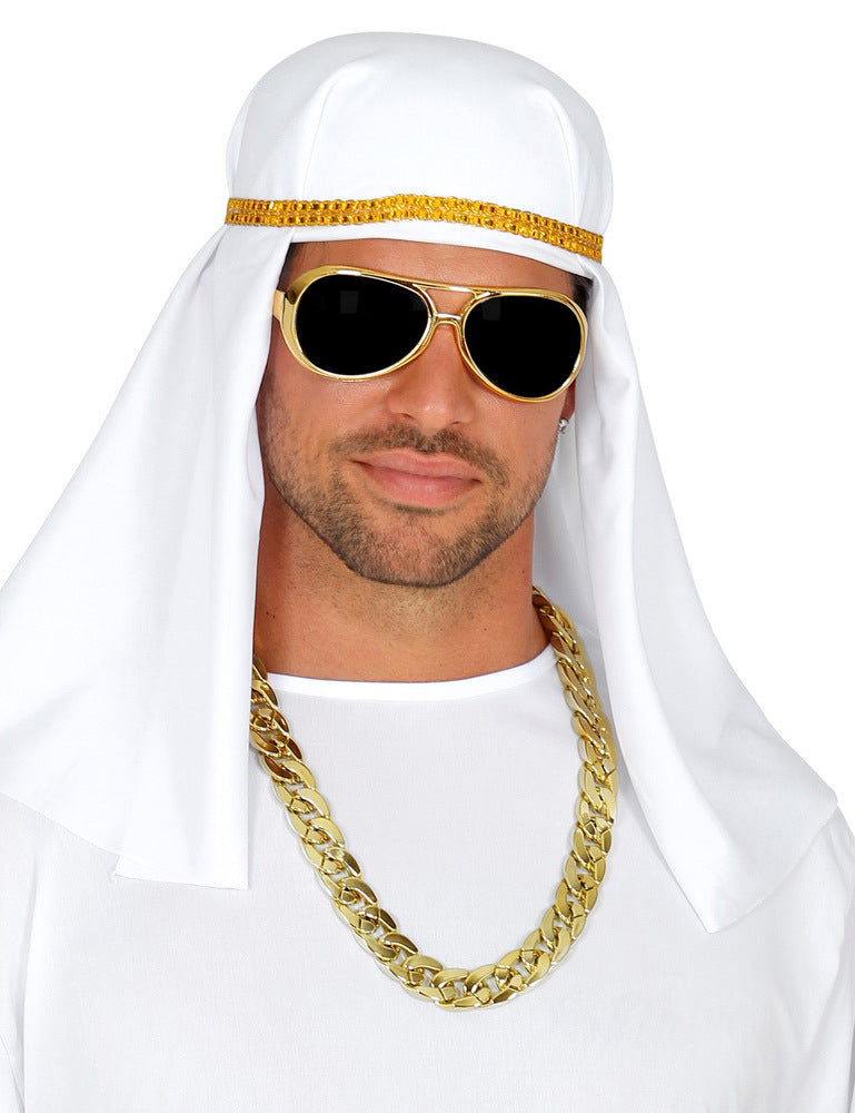 das-kost-mland-herren-arabischer-scheich-kost-m-set-3-tlg-mit-kopftuch image 4