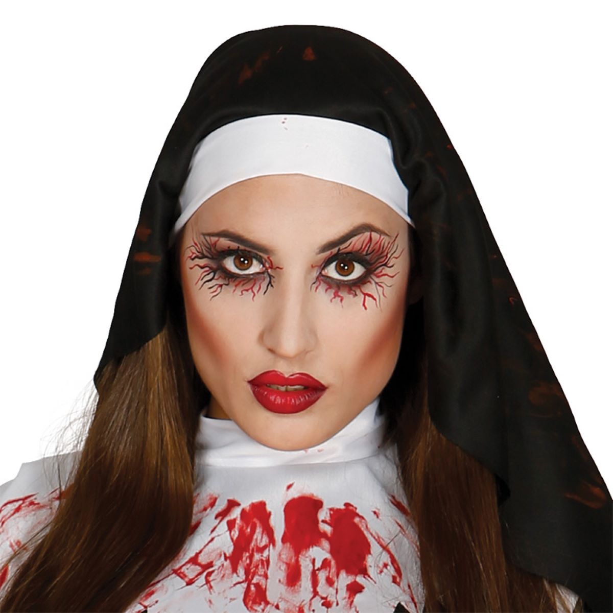 das-kost-mland-lady-zombie-nonne-kost-m-kleid-gr-l image 2