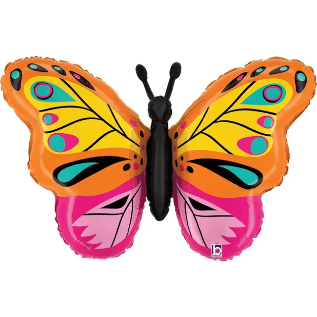 das-kost-mland-dekorationen-folienballon-schmetterling-76-cm image 1