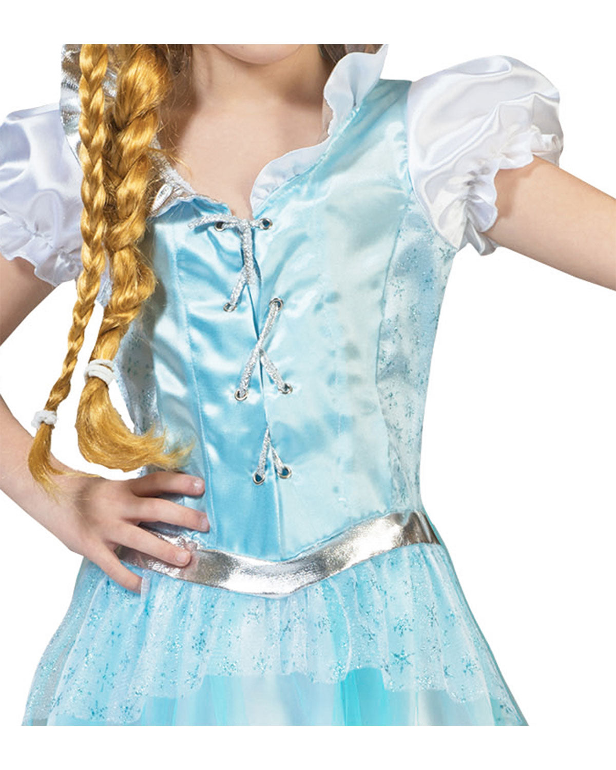 eisprinzessin-elsa-kost-m-kinder-hellblau-gr-104-140 image 3