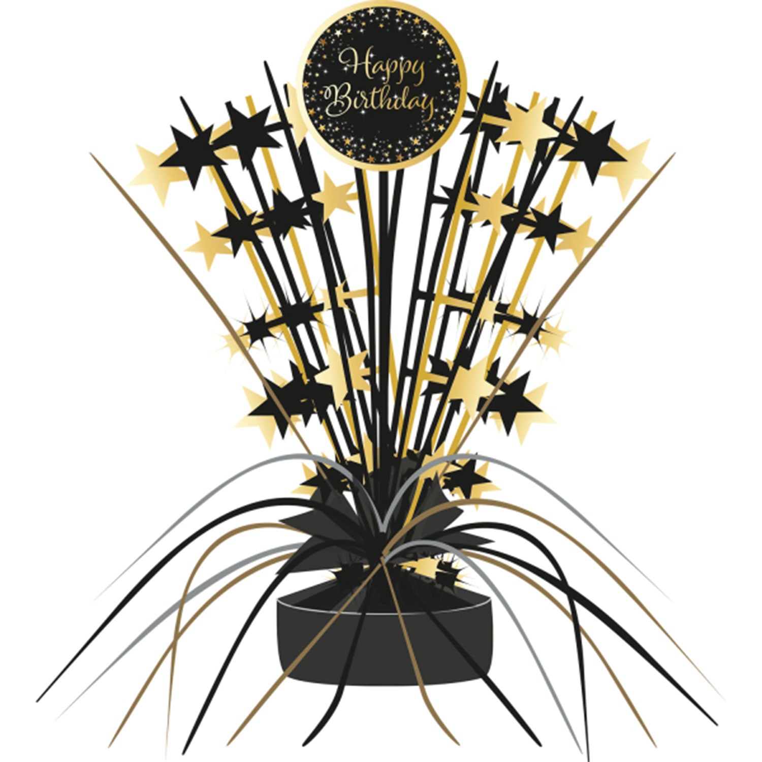 das-kost-mland-starlight-birthday-partydeko-6-deko-spiralen-schwarz-gold image 8