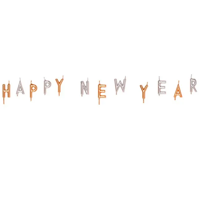 das-kost-mland-dekorationen-kerzen-happy-new-year-gold-silber image 1