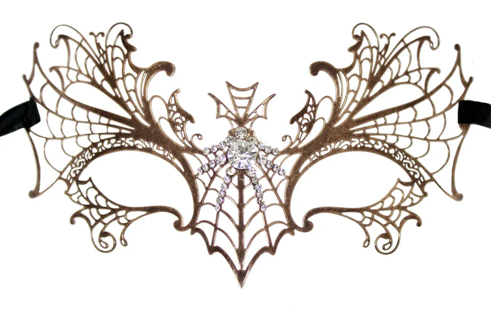 das-kost-mland-accessoires-amanda-augenmaske-antik-bronze-strass image 1