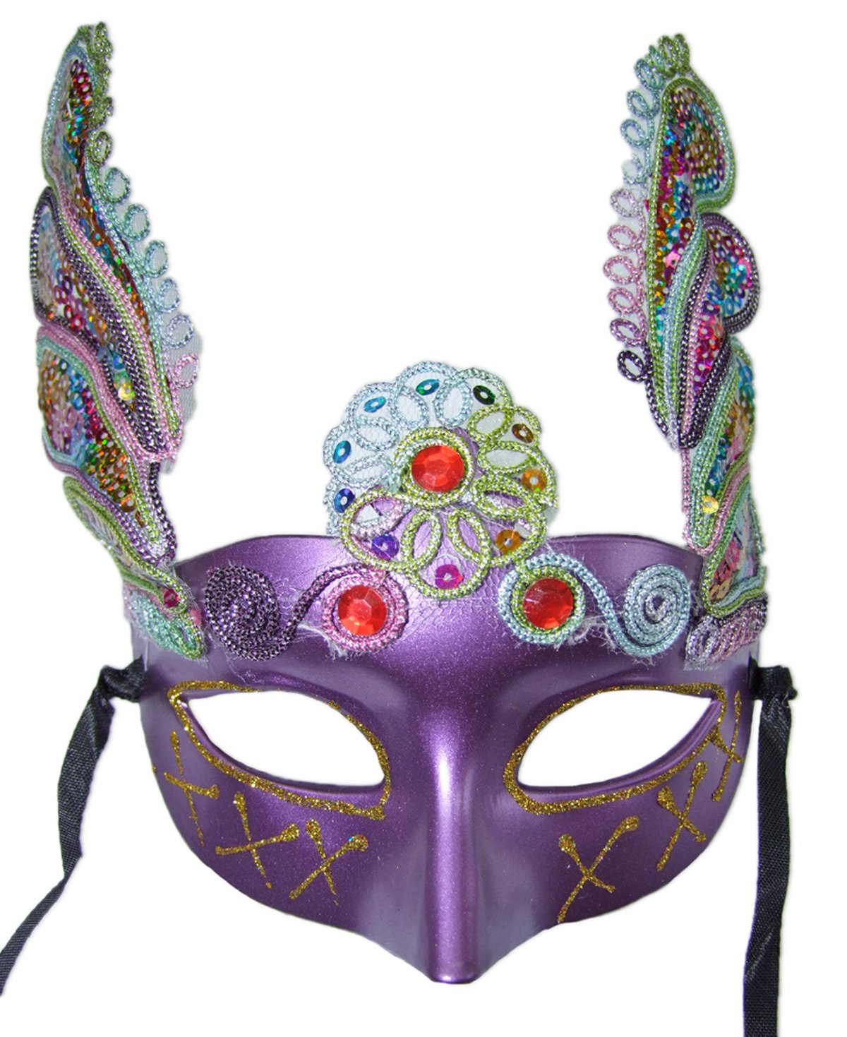 das-kost-mland-accessoires-augenmaske-florenz-lila-mit-pailletten image 6