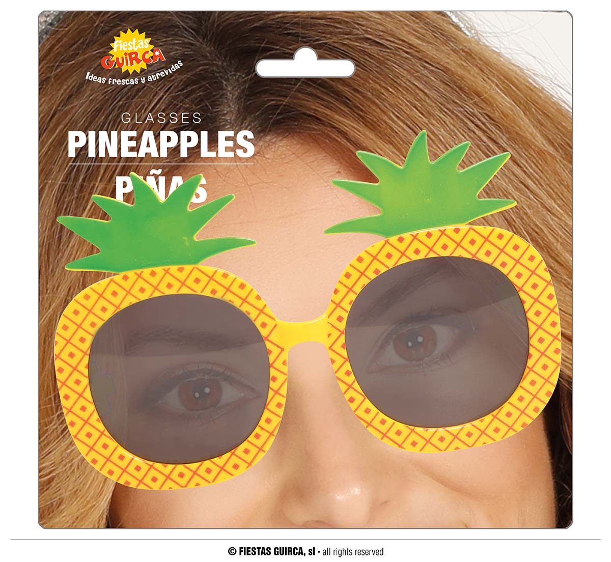 das-kost-mland-herren-partybrille-ananas-hawaii-kost-m image 3