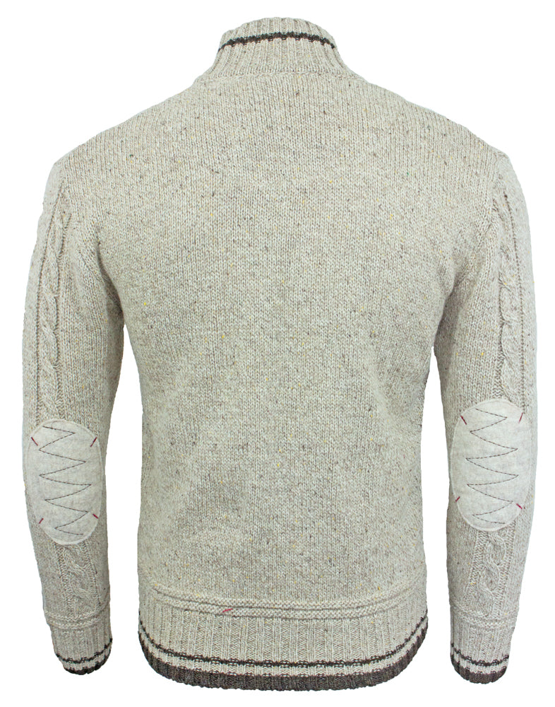 lekra-kunz-herren-trachten-strickjacke-natur-braun-l image 2