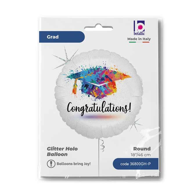 das-kost-mland-painterly-grad-congrats-folienballon-45cm-18-zoll image 2