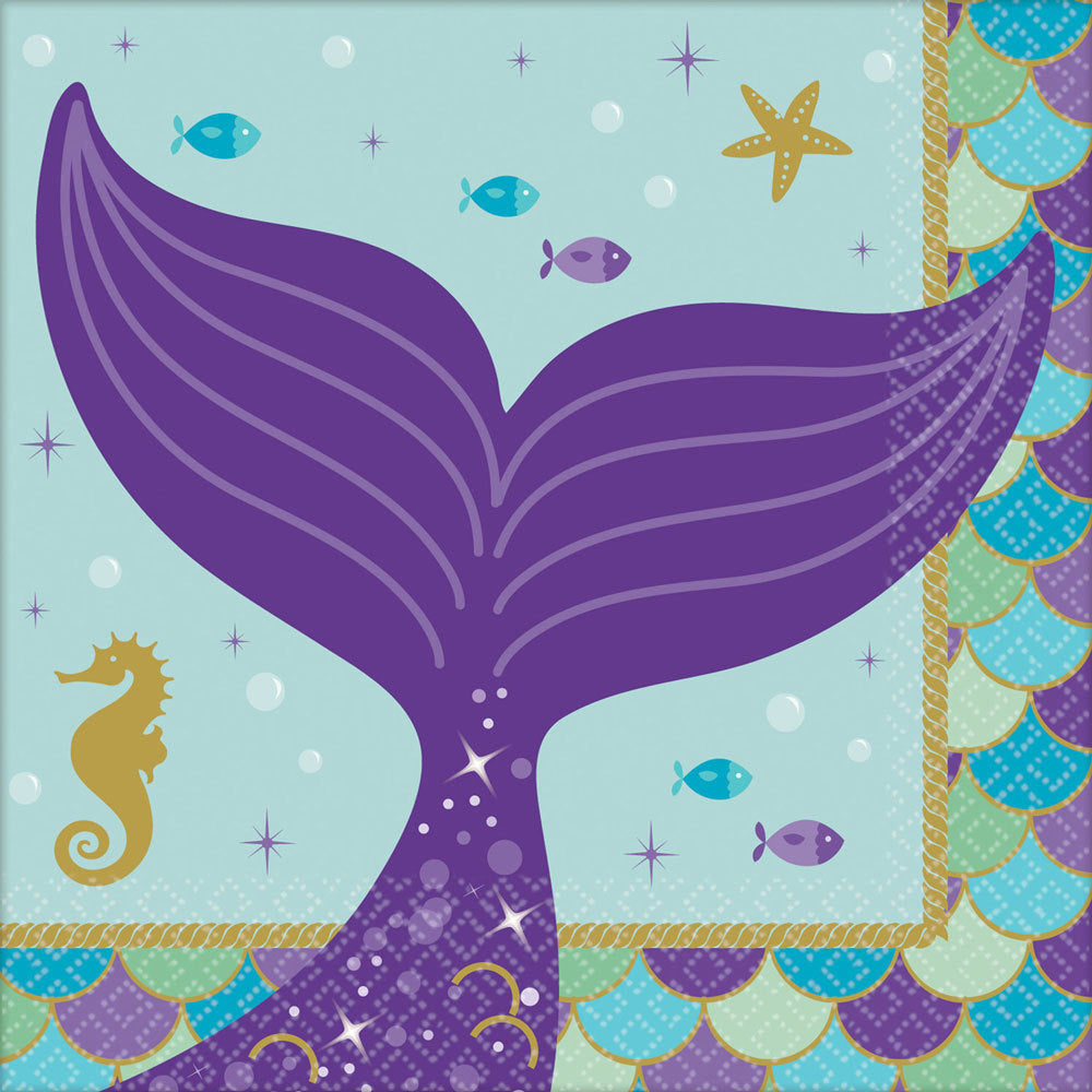 amscan-mermaid-wishes-meerjungfrau-partydeko-trinkbecher-8x250ml image 8