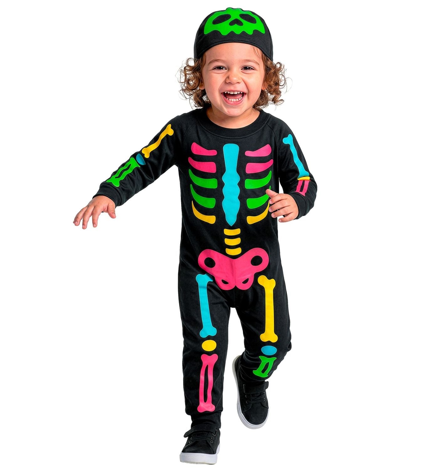 das-kost-mland-jungen-buntes-skelett-babykost-m-mit-m-tze image 3